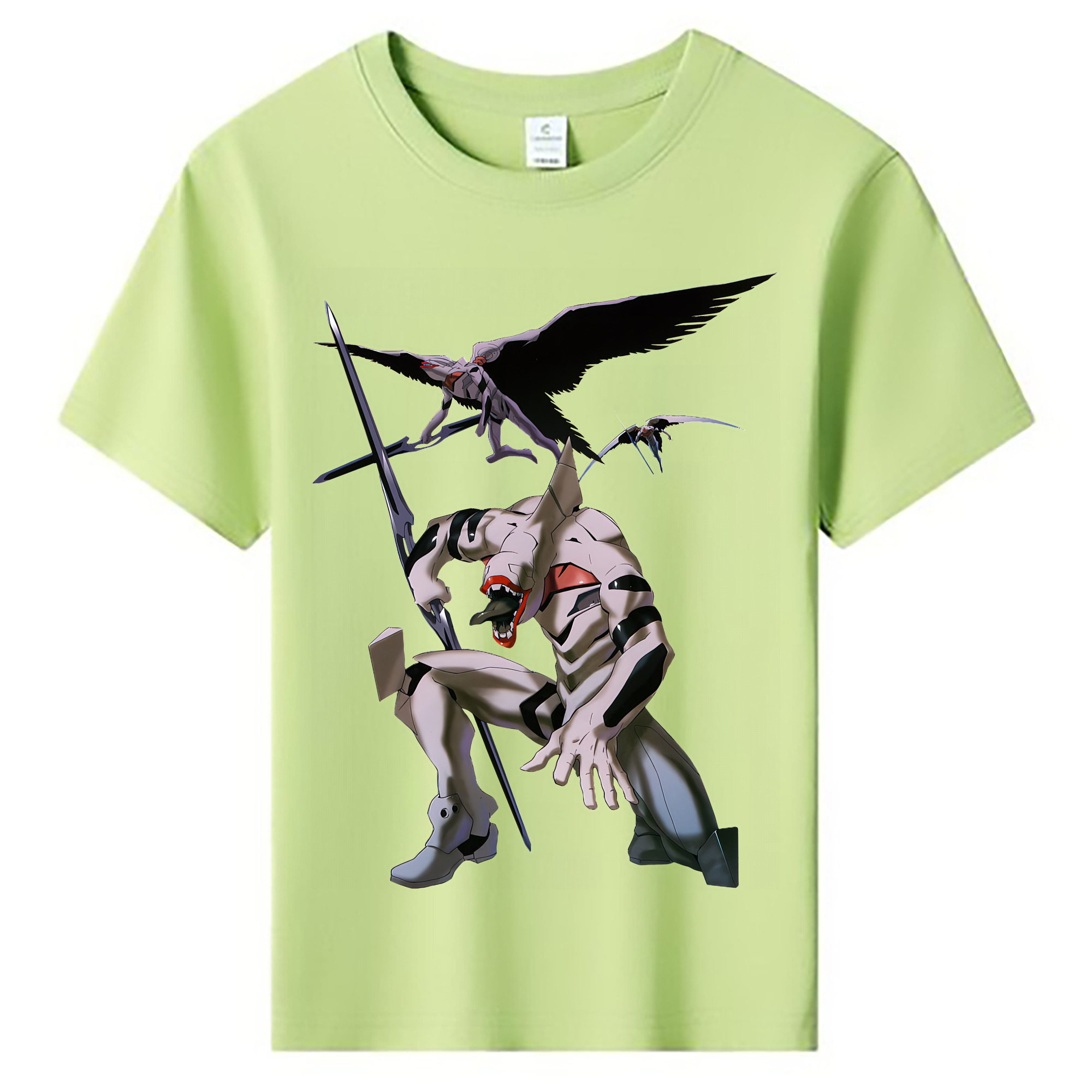（画像用） EVA 新世紀エヴァンゲリオン 綿100％キッズTシャツ（フロントプリント）